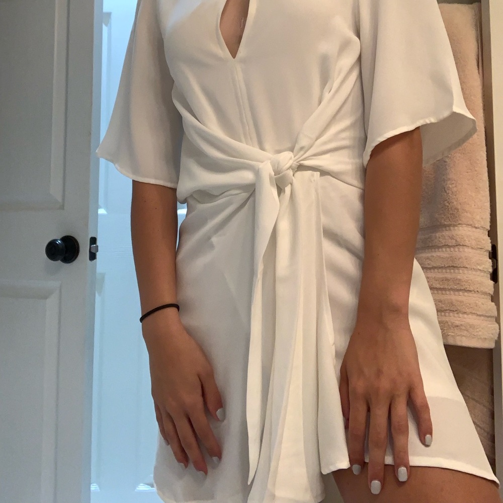 white dress